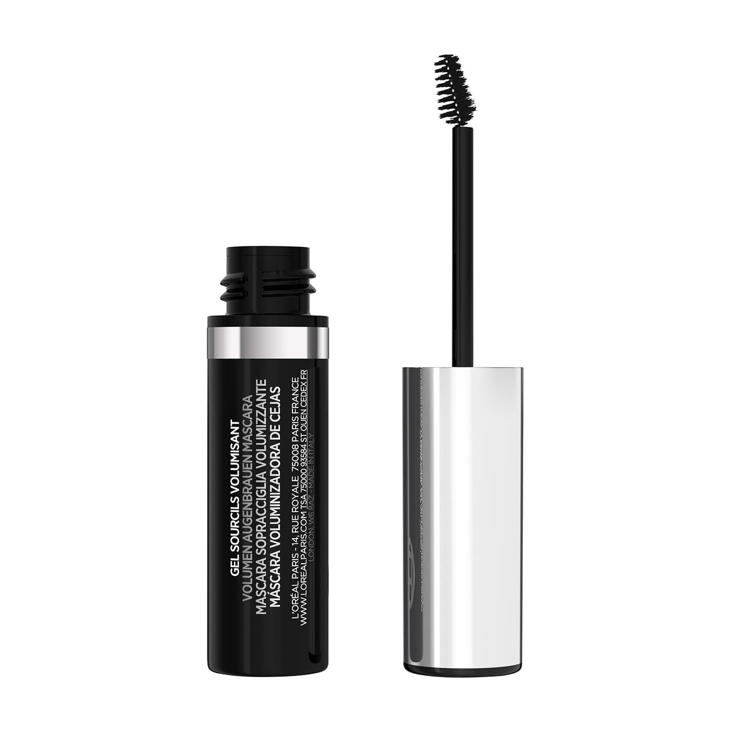 Produktabbildung und Bürstchen der Volumizing Brow Mascara